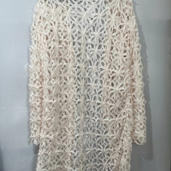 NWT ~ Willow & Root Light Weight Floral Duster Open Cardigan Cover Boho L/XL - Picture 4 of 6